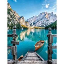 Palapeli Clementoni 500 palaa Braies Lake