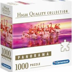 Palapeli Clementoni 1000 palaa Flamingo Dance panorama