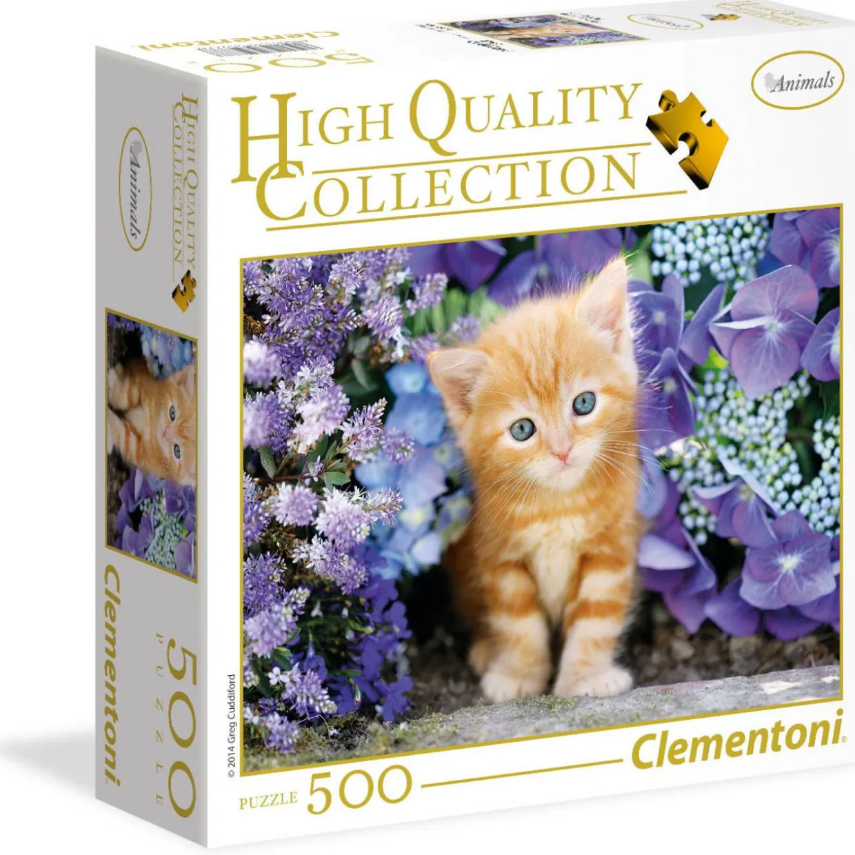 Palapeli Clementoni 500 palaa Ginger Cat