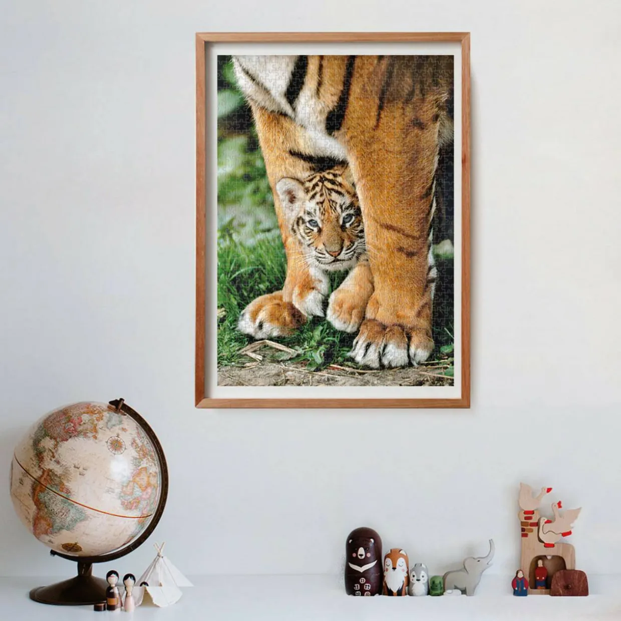 Palapeli Clementoni 500 palaa Tiger