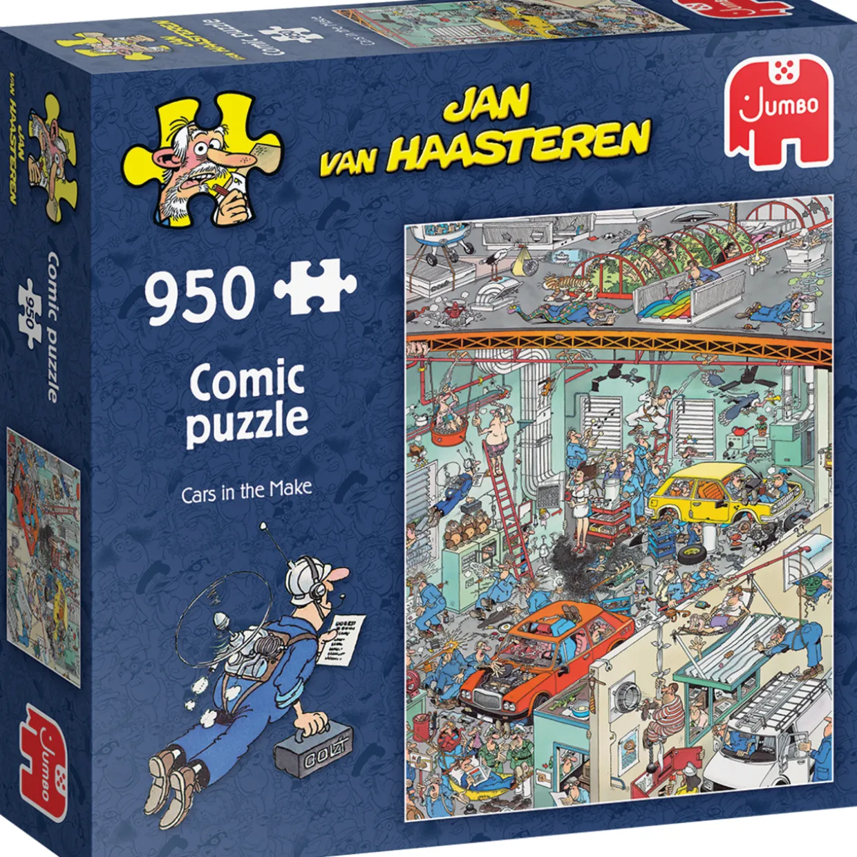 Palapeli Jumbo 950 palaa Jan van Haasteren Cars in the Make