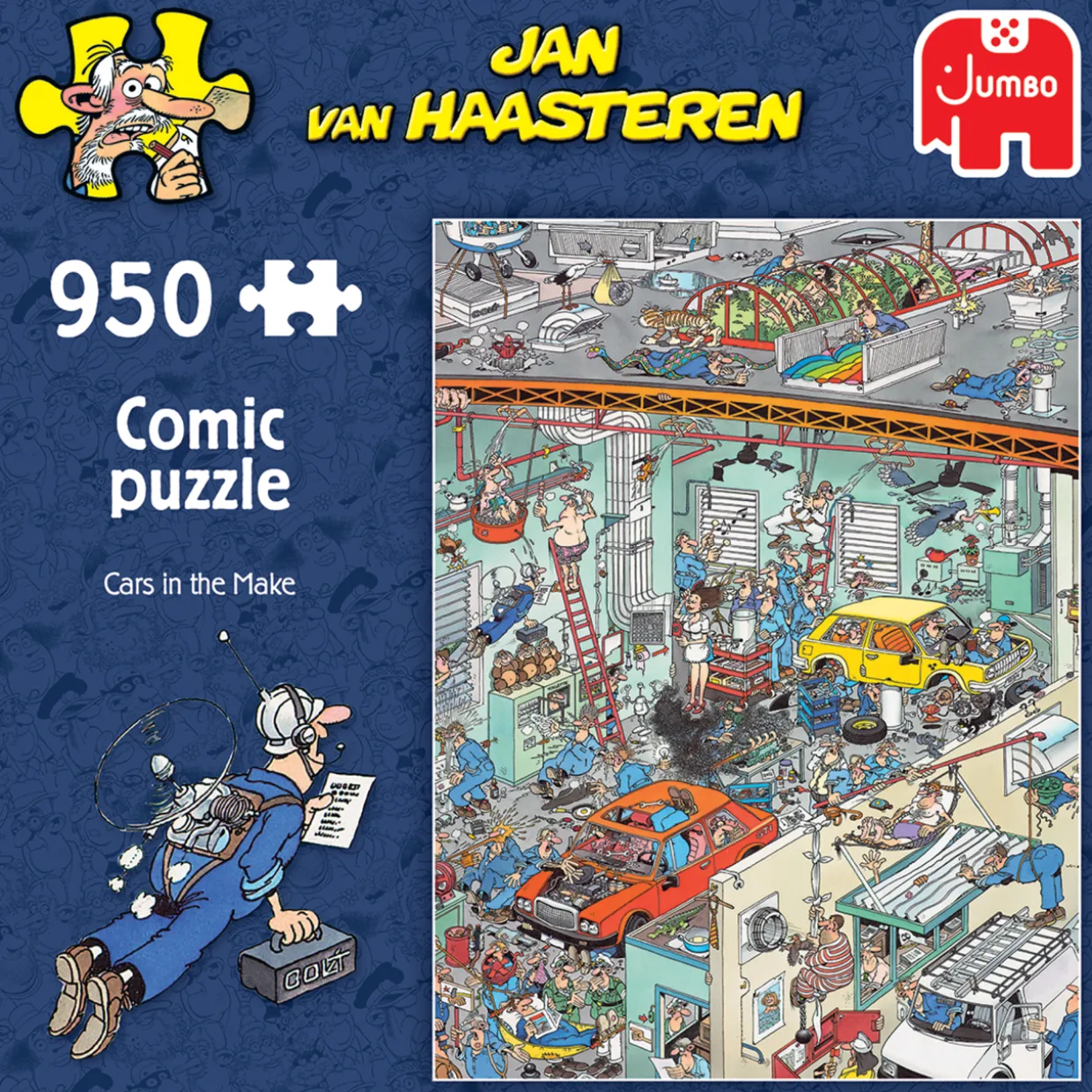Palapeli Jumbo 950 palaa Jan van Haasteren Cars in the Make