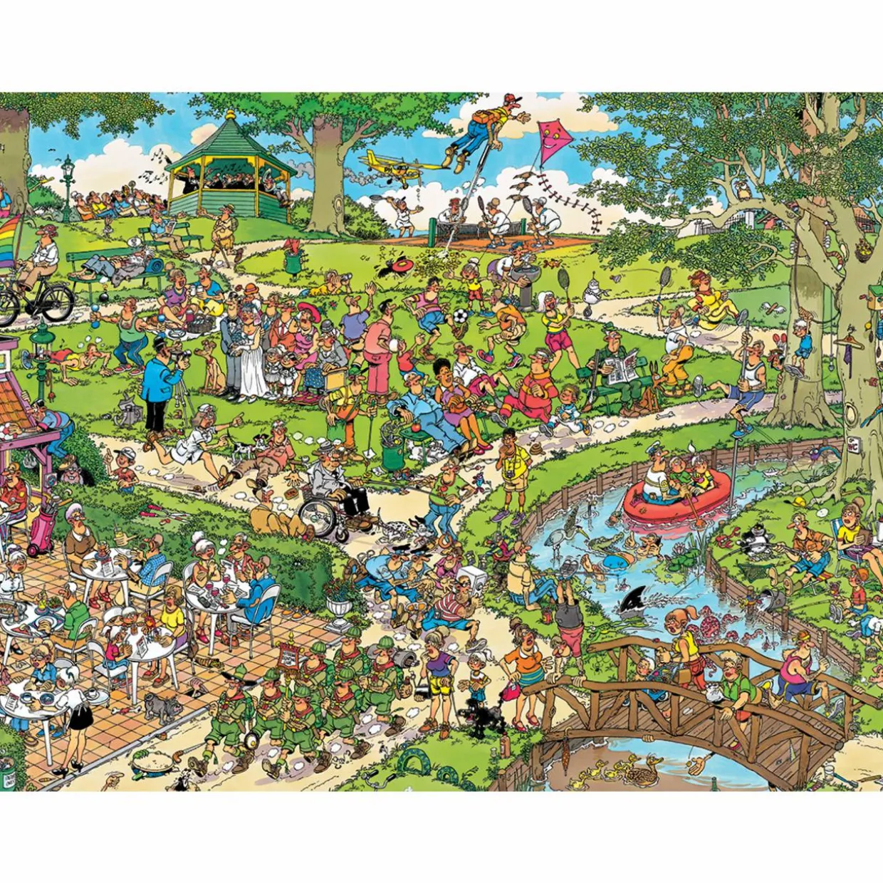 Palapeli Jumbo 950 palaa Jan van Haasteren The Park