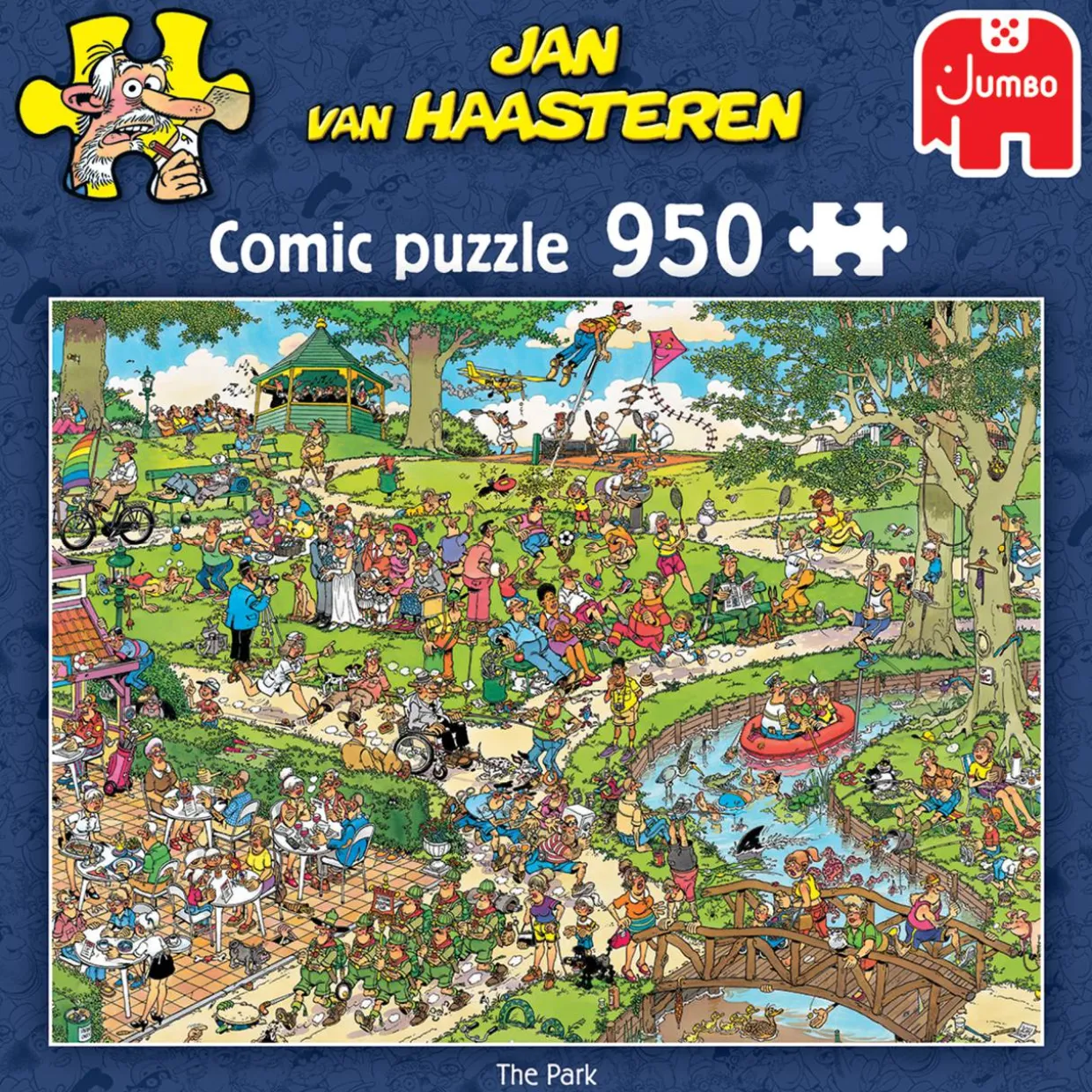 Palapeli Jumbo 950 palaa Jan van Haasteren The Park