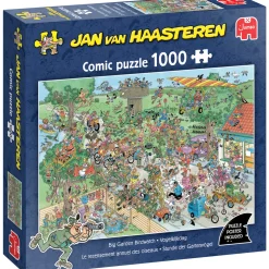 Palapeli Jumbo 1000 palaa Jan van Haasteren Big Garden Birdwatch