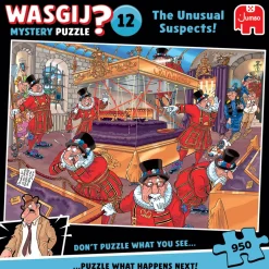 Palapeli Jumbo 950 palaa Wasgij Mystery 12 The Unusual Suspects!