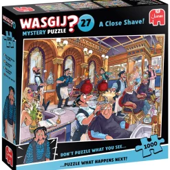 Palapeli Jumbo 1000 palaa Wasgij Mystery 27 A Close Shave!
