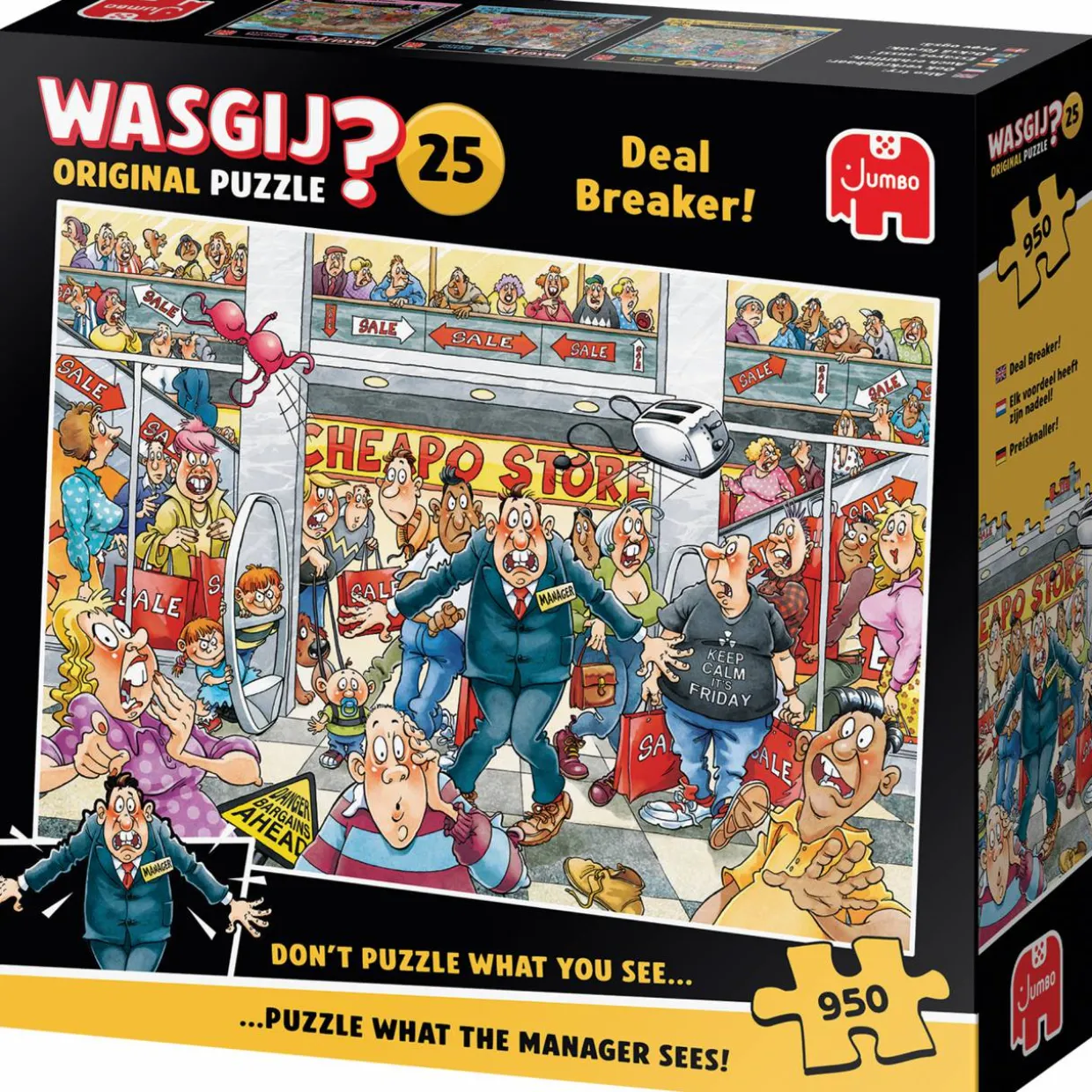 Palapeli Jumbo 950 palaa Wasgij Original 25 Deal Breaker!