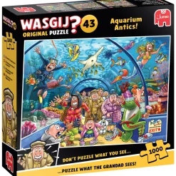 Palapeli Jumbo 1000 palaa Wasgij Original 43 Aquarium Antics!