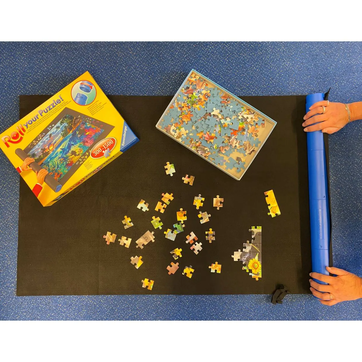 Palapelimatto 0-1500 palapelille Ravensburger Roll your Puzzle!
