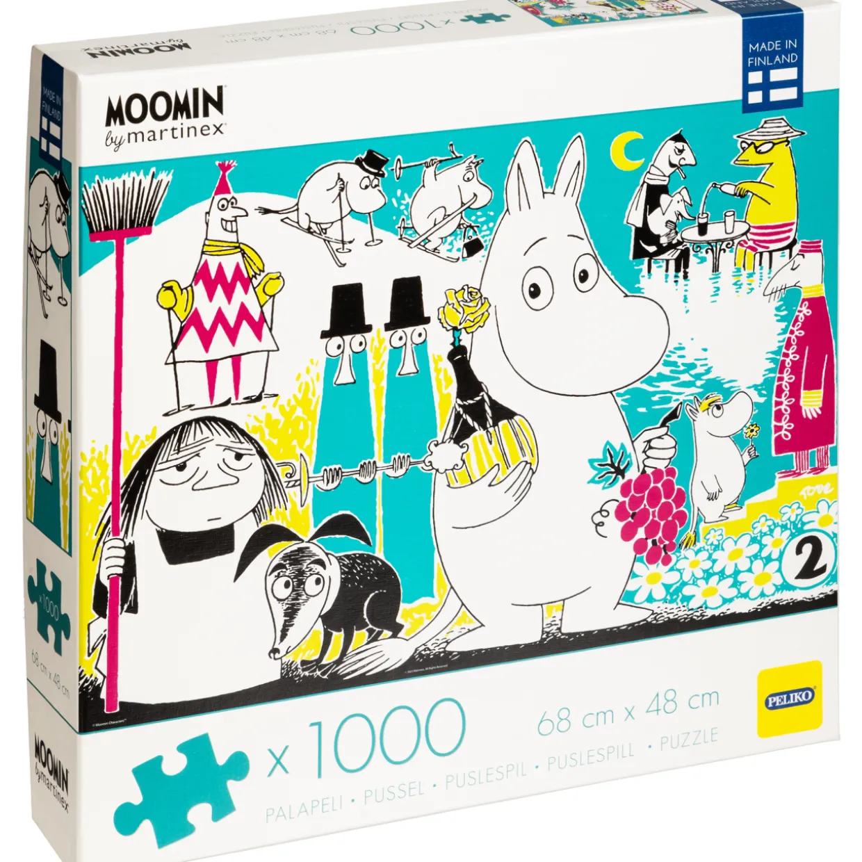 Palapeli Peliko 1000 palaa Muumi Comic Book Cover 2