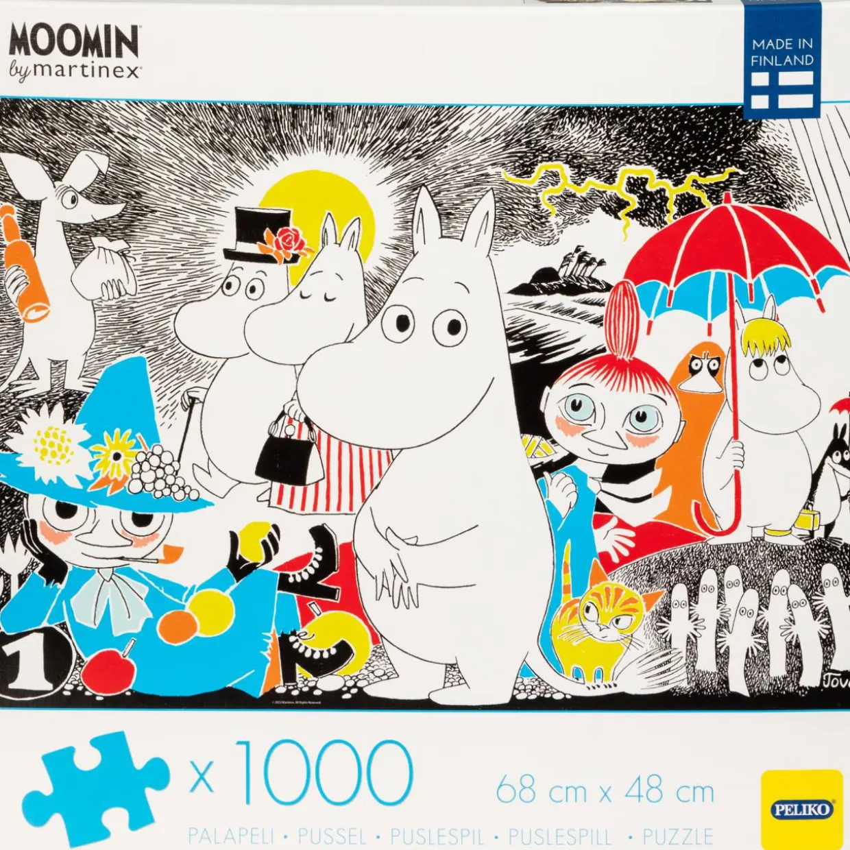 Palapeli Peliko 1000 palaa Muumi Comic Book Cover 1