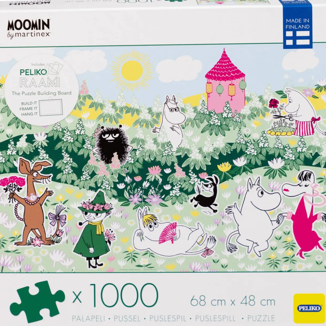 Palapeli Peliko 1000 palaa Muumi kukkatarha