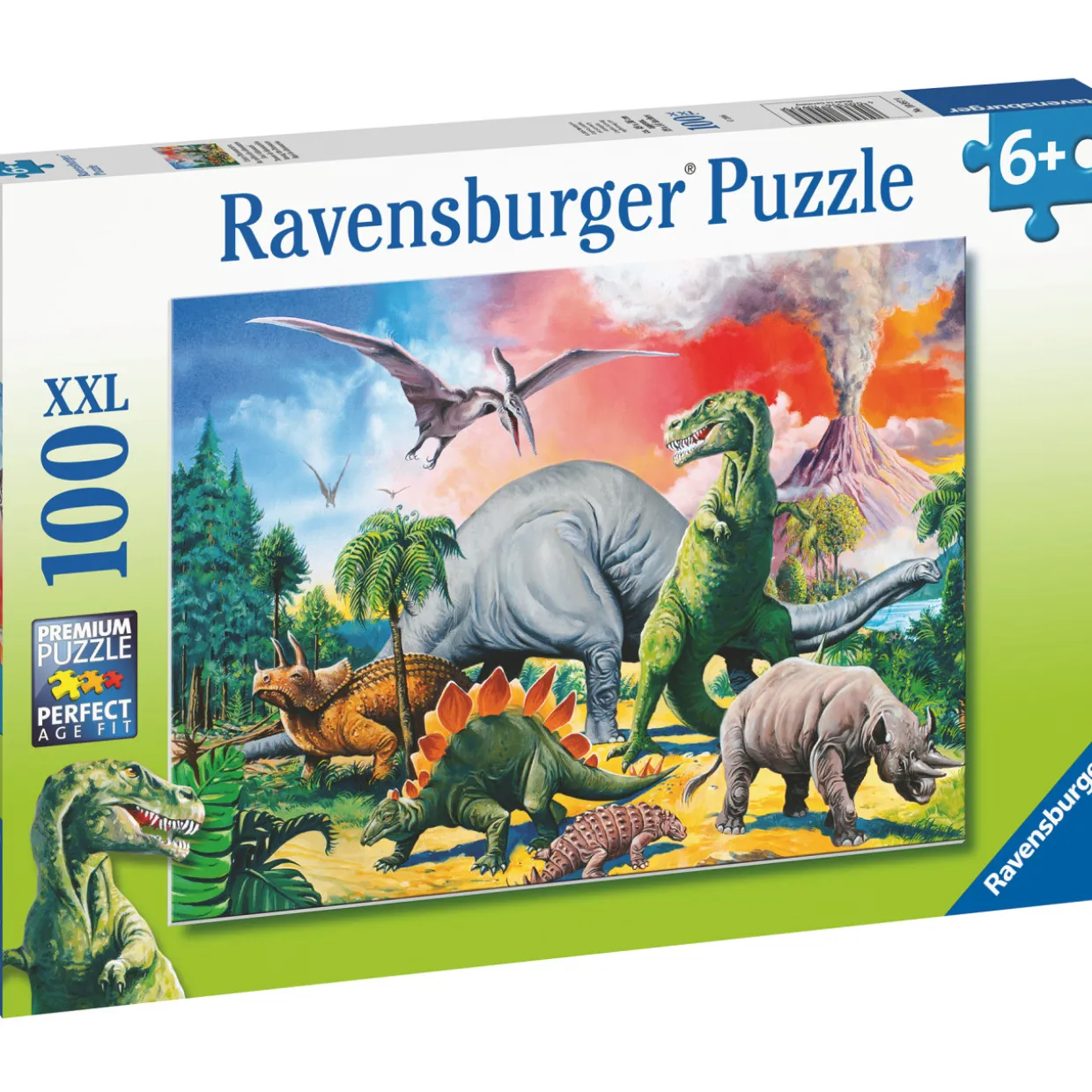 Palapeli Ravensburger Among the Dinosaurs 100 palaa
