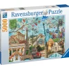 Palapeli Ravensburger Big City Collage 5000 palaa