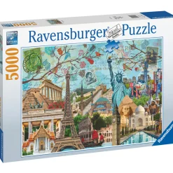 Palapeli Ravensburger Big City Collage 5000 palaa