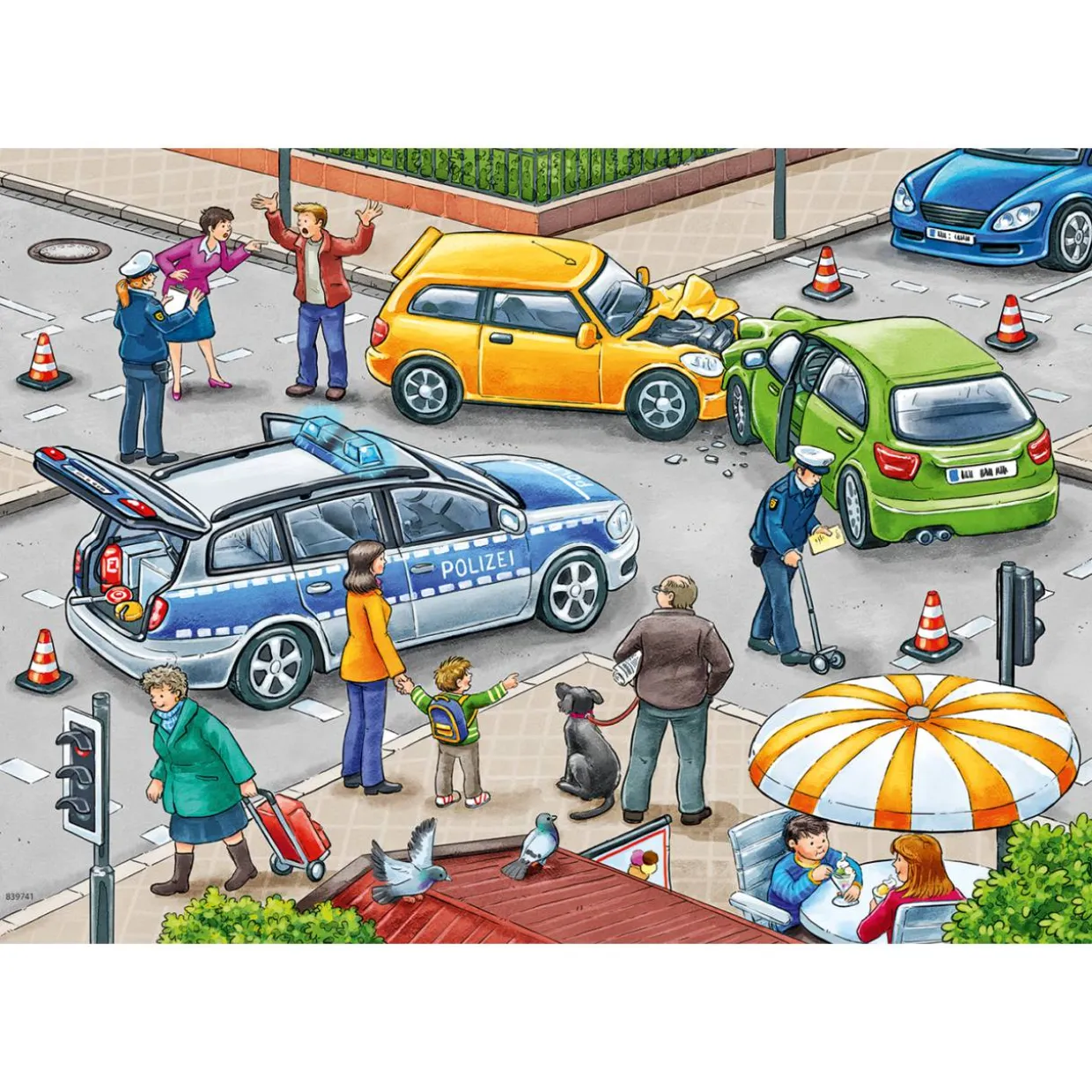 Palapeli Ravensburger Blue Lights On The Way 2x12 palaa