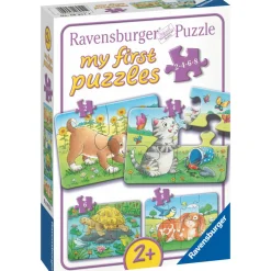 Palapeli Ravensburger Cute Pets 2/4/6/8 palaa