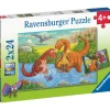 Palapeli Ravensburger Dinosaurs At Play 2x24 palaa