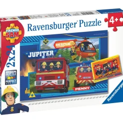 Palapeli Ravensburger Fireman Sam In Action 2x12 palaa