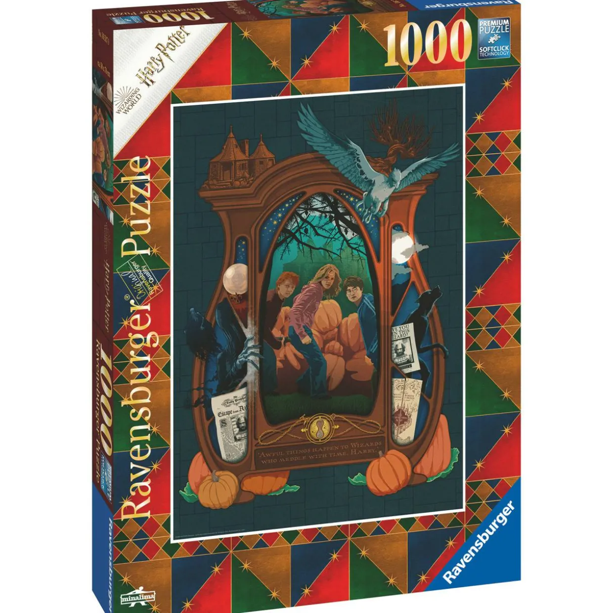 Palapeli Ravensburger Harry Potter 3, 1000 palaa