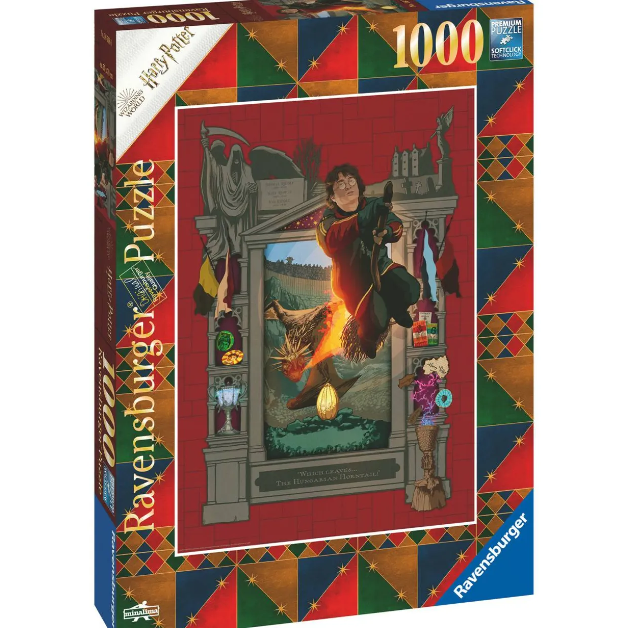 Palapeli Ravensburger Harry Potter 4, 1000 palaa