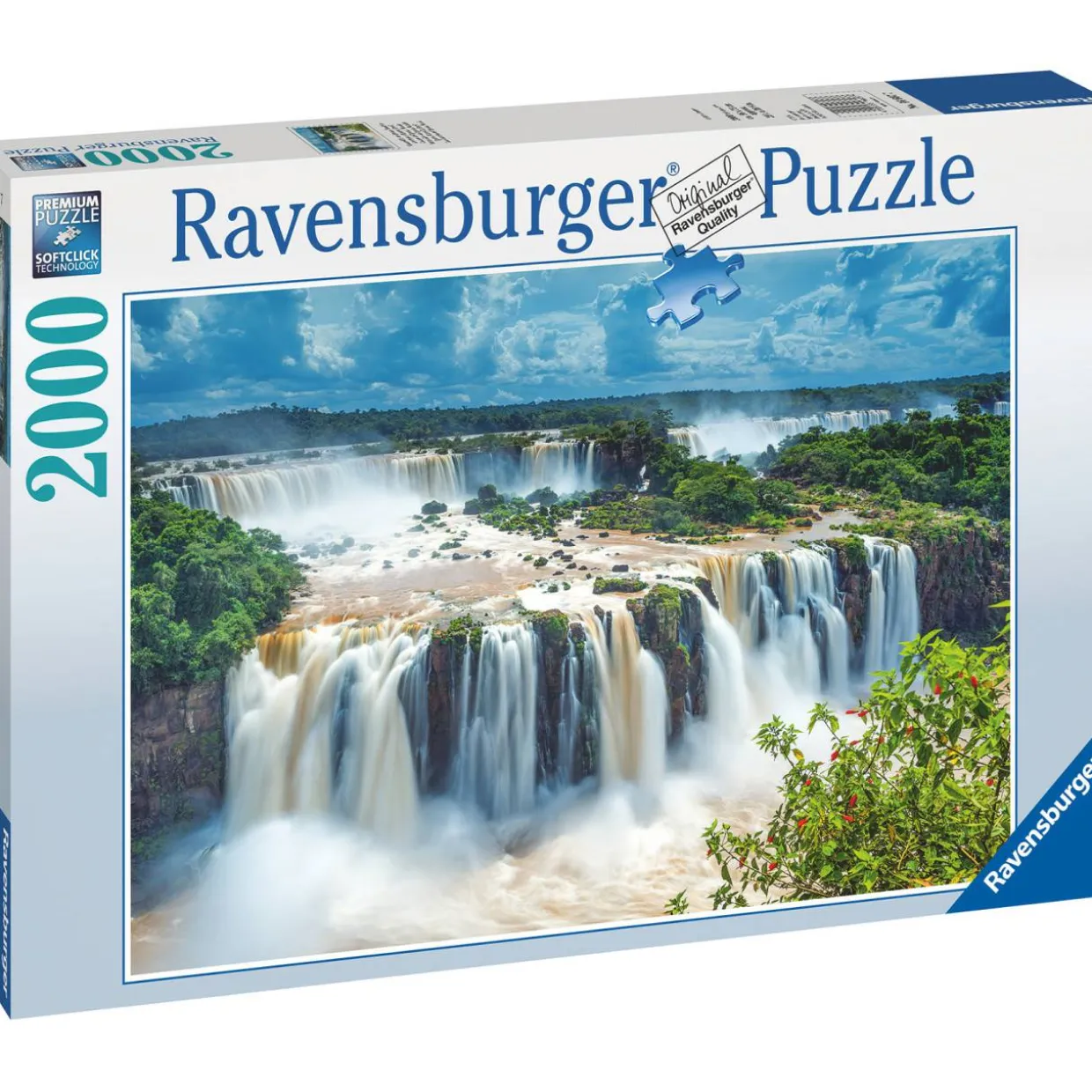 Palapeli Ravensburger Iguazu Waterfalls Brazil 2000 palaa