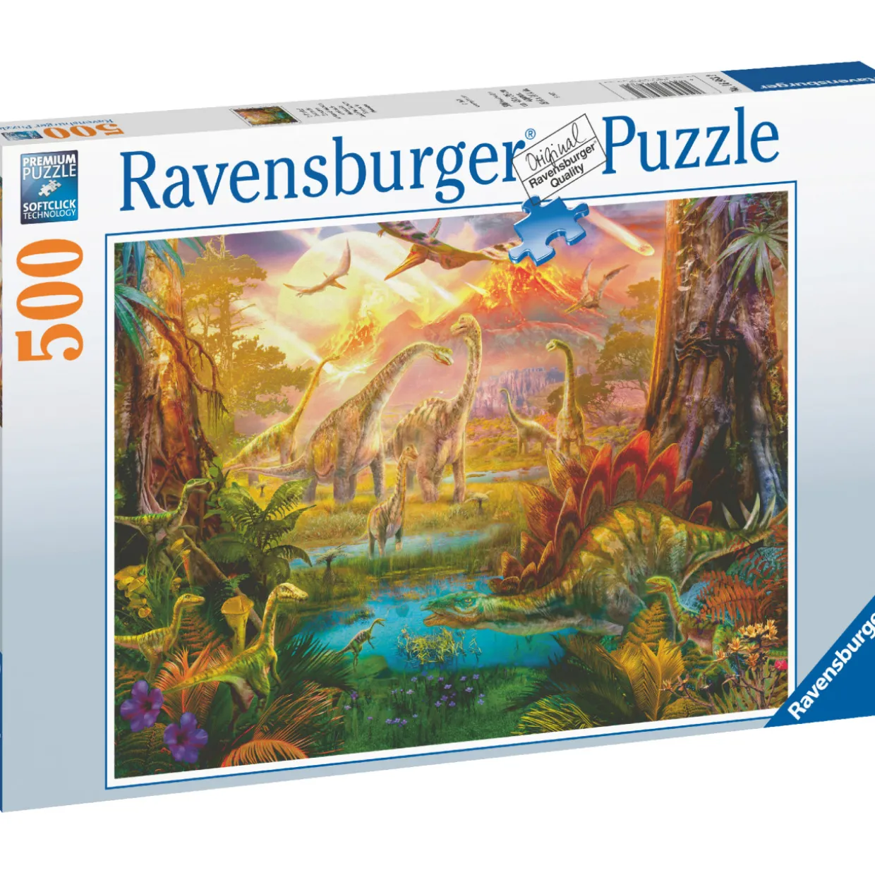 Palapeli Ravensburger Land Of The Dinosaurs 500 palaa