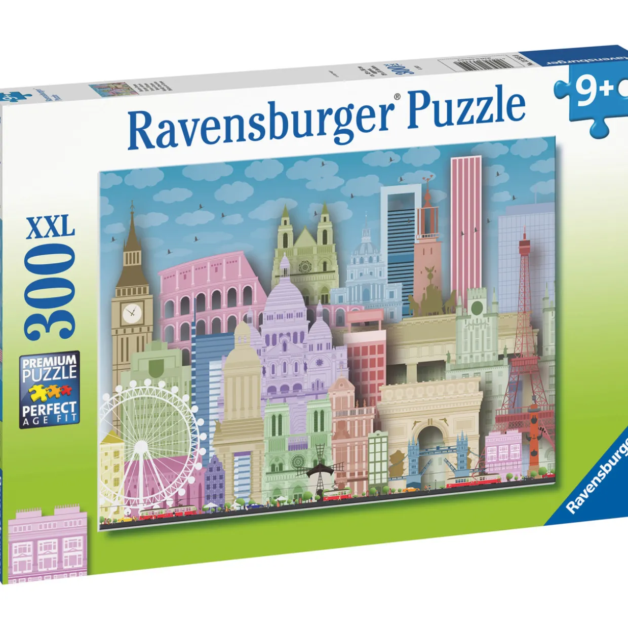 Palapeli Ravensburger Map Of Europe 300 palaa
