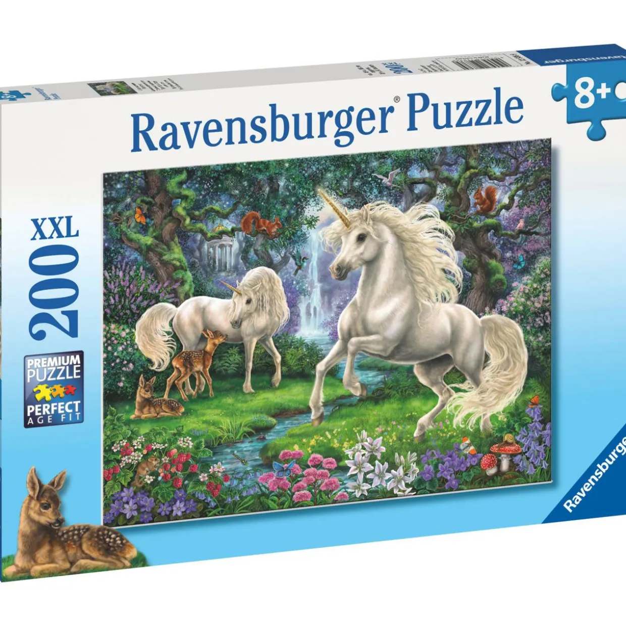 Palapeli Ravensburger Mystical Unicorns 200 palaa