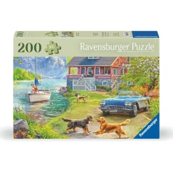 Palapeli Ravensburger 200 palaa Summer Lake House