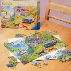 Palapeli Ravensburger 200 palaa Summer Lake House