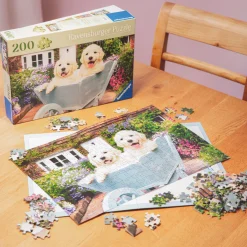 Palapeli Ravensburger 200 palaa Golden Retriever