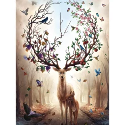 Palapeli Ravensburger 1000 palaa Fantasy Deer