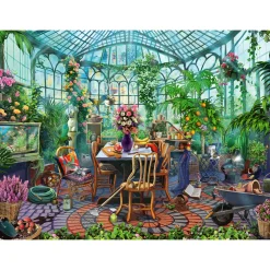 Palapeli Ravensburger 1000 palaa Cozy Cabin