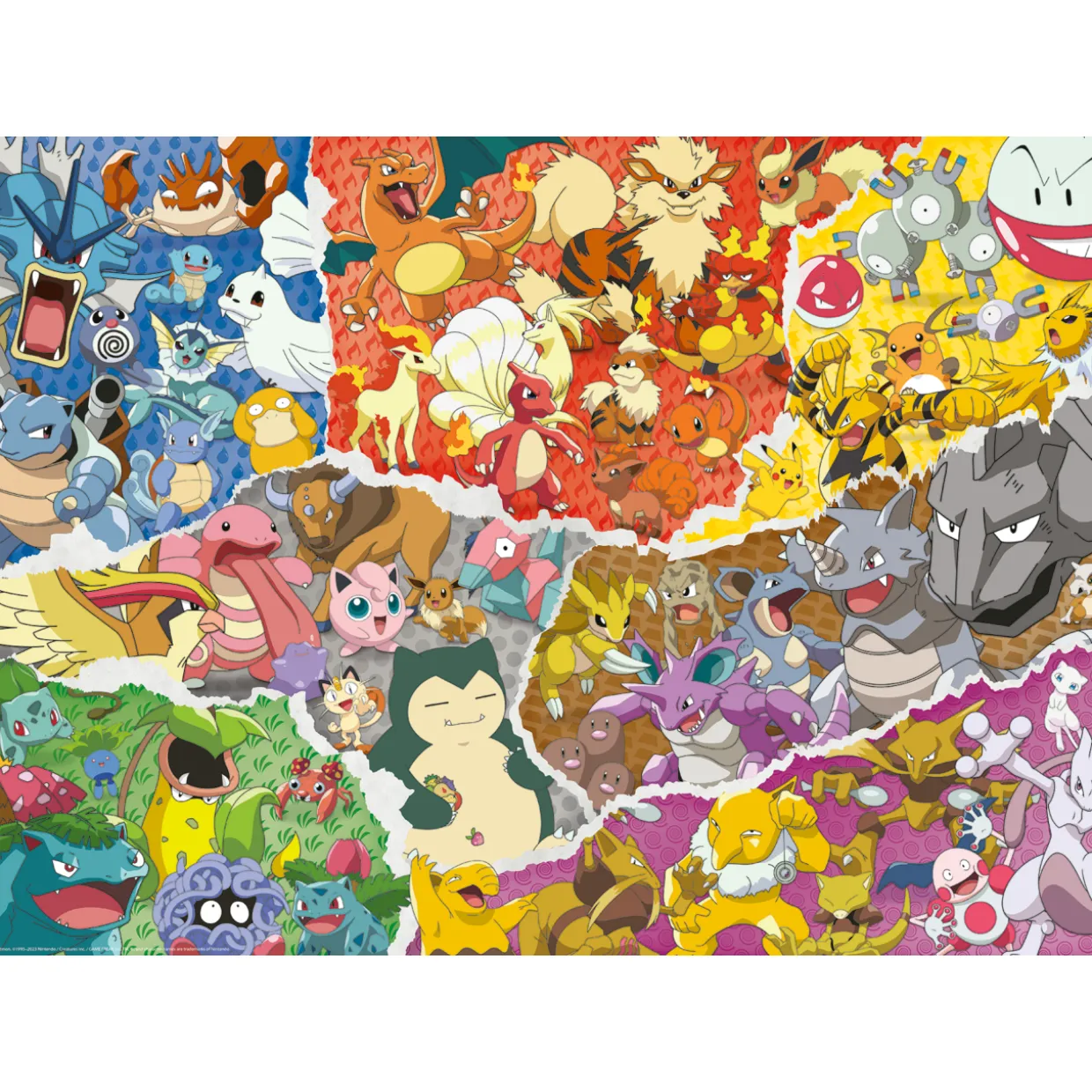 Palapeli Ravensburger 1000 palaa Pokémon Adventure