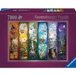 Palapeli Ravensburger 1000 palaa Minecraft Mobs
