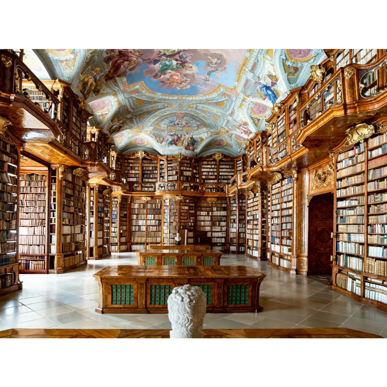 Palapeli Ravensburger 1000 palaa Library at St. Florian Monastery
