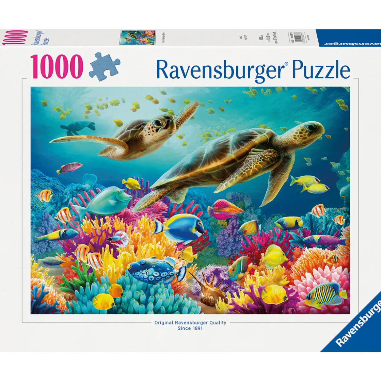 Palapeli Ravensburger 1000 palaa Blue Underwater World