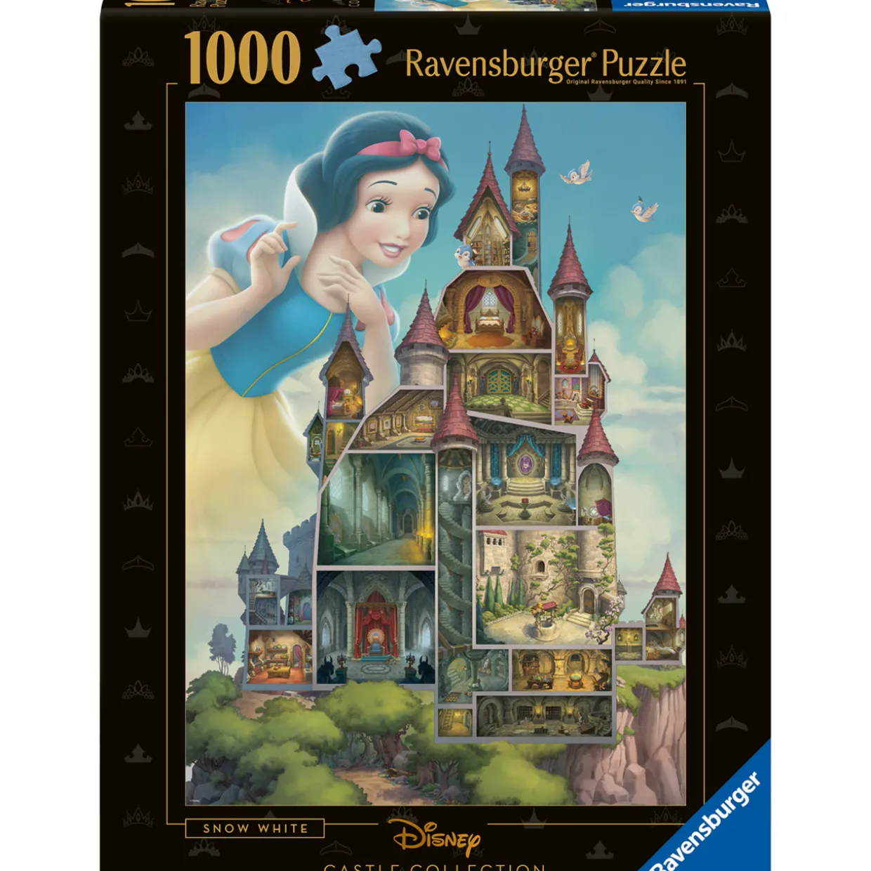 Palapeli Ravensburger 1000 palaa Burano Canal, Venice