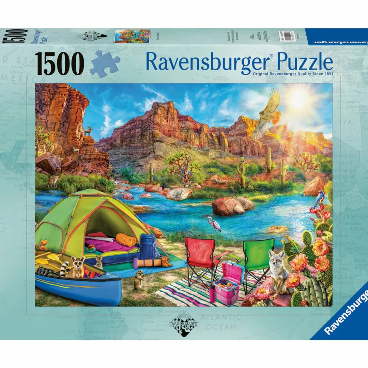 Palapeli Ravensburger 1500 palaa Beach Bar Breezes