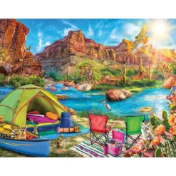 Palapeli Ravensburger 1500 palaa Beach Bar Breezes