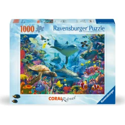 Palapeli Ravensburger 1000 palaa Coral Reef Retreat