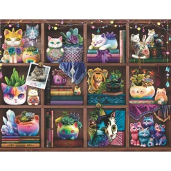 Palapeli Ravensburger 1000 palaa Challenge Stitch