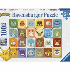 Palapeli Ravensburger 100 palaa XXL Pokémon Multicharacter