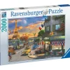 Palapeli Ravensburger Paris Sunset 2000 palaa