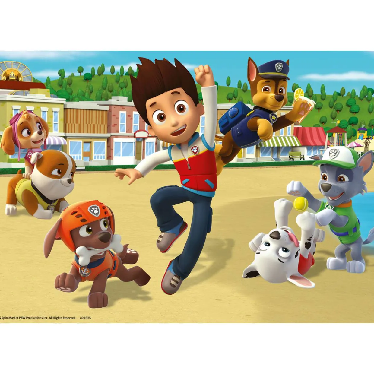 Palapeli Ravensburger Paw Patrol Heroic Dogs 2x24 palaa
