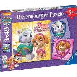 Palapeli Ravensburger Paw Patrol Glamourous Girls 3x49 palaa