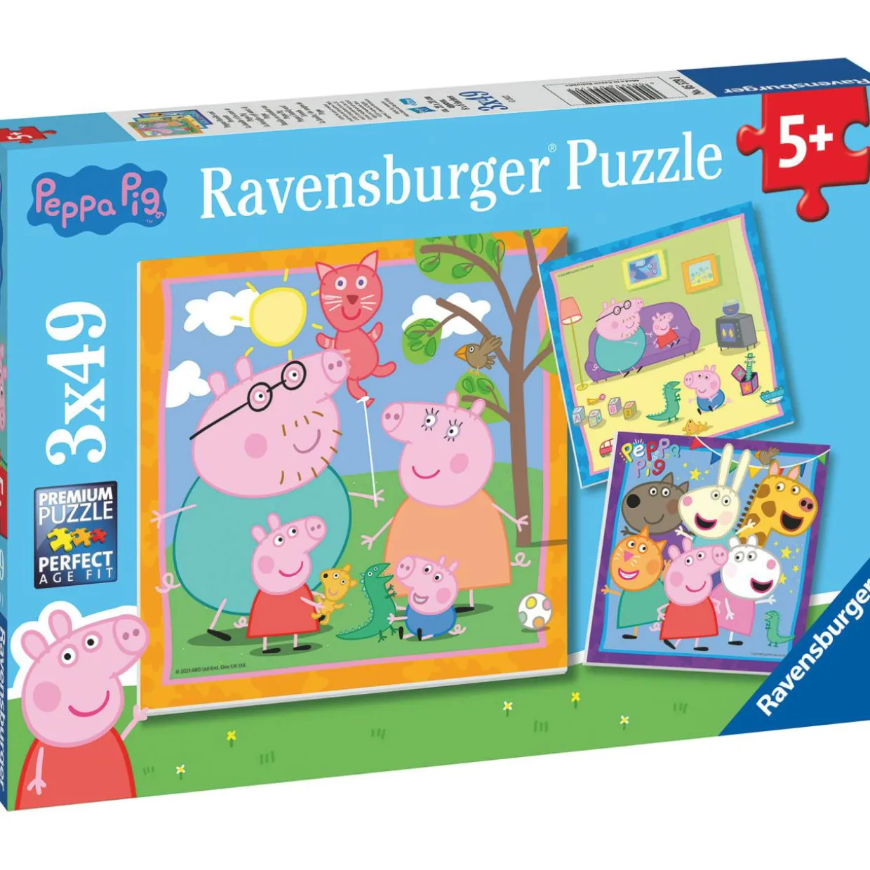 Palapeli Ravensburger Peppas' Family And Friends 3x49 palaa