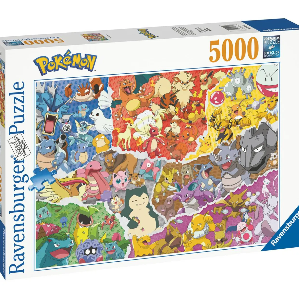 Palapeli Ravensburger Pokémon Allstars 5000 palaa